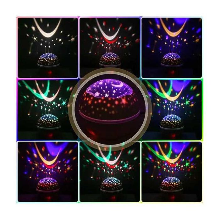 Нощна лампа - проектор на звездното небе