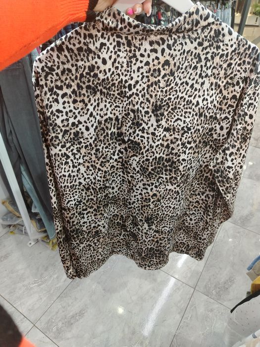 Рубашка женская леопардовый принт