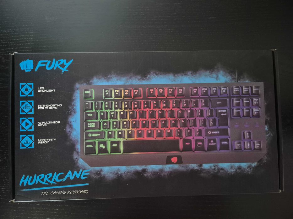 Клавиатура Геймърска Fury Hurricane