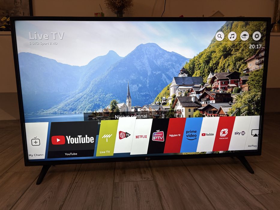 Televizor LED Smart LG, 108 cm, 43UK6200PLA, 4K Ultra HD, Clasa A