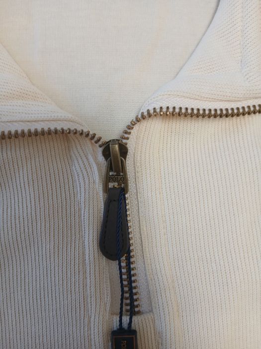 Quarter-Zip Polo Ralph Lauren Cream