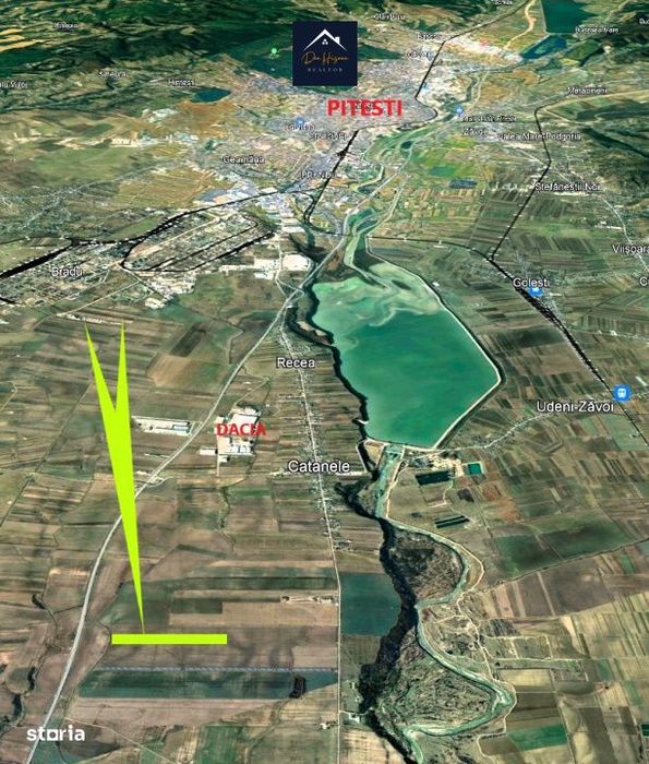 Oportunitate-Teren intravilan-5 ha-langa Pitesti - Parc Fotovoltaic