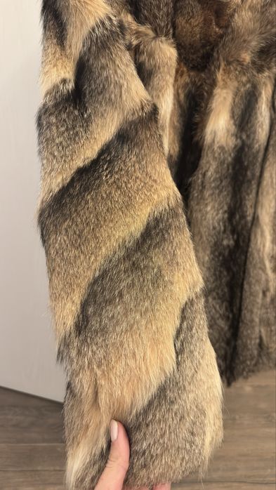 Haina de blana naturala vulpe