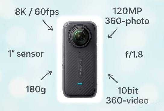 Insta 360 X6 360 New 2026