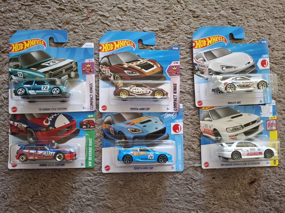 Hot wheels колички - различни видове