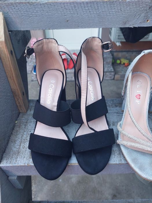 Sandale damă catifea