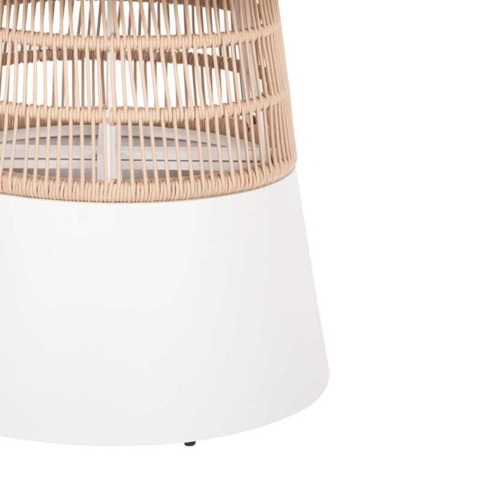 Кръгла маса, HM6106.04, Шампанско, Бежов, Антрацит, Въже, 120х75см.