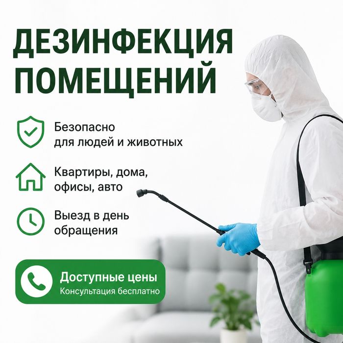 Дезинфекция помещений