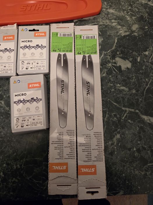 Teacă plastic,lame și lanțuri stihl