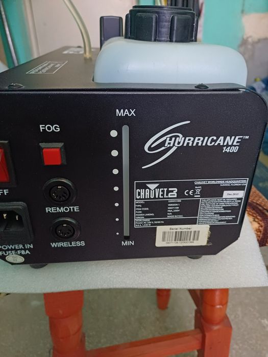 Masina fum Chauvet Hurricane 1500w