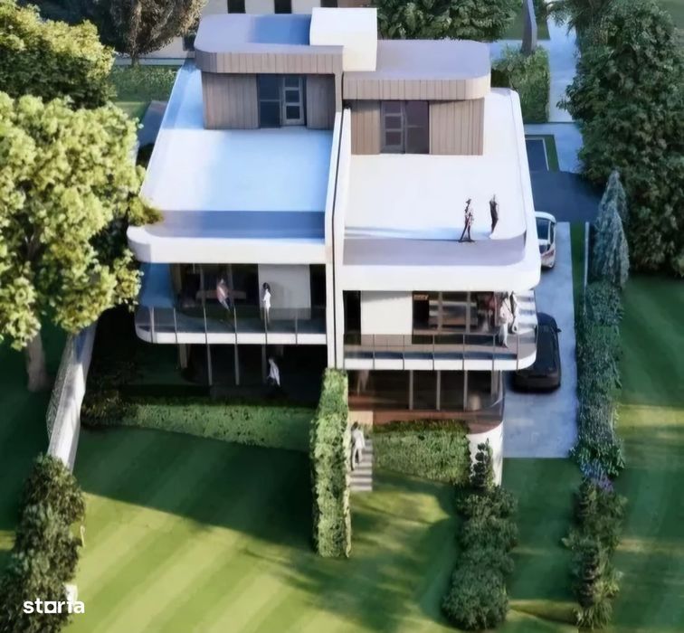 Vila pasiva premium cu lift si terasa panoramica – Grigorescu, zona