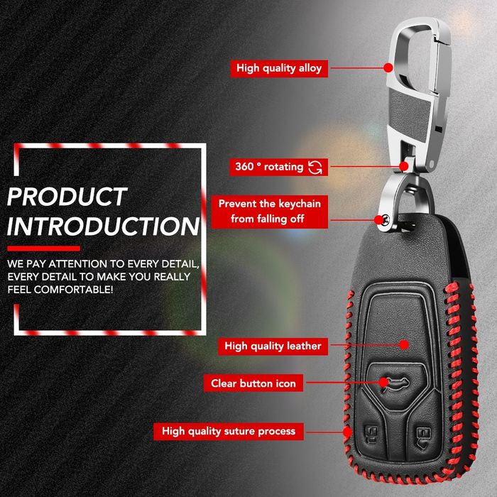 Кожен ключодържател audi ауди