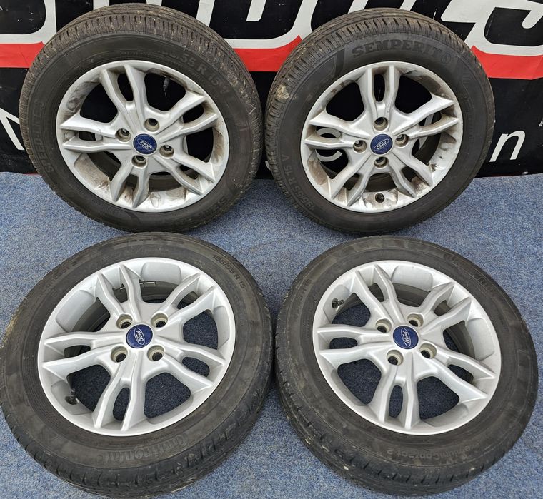 Jante Aliaj 15''4x108 FordFiesta,Focus/Cauciucuri Vara/Anvelope Vara 195- 55- 15''