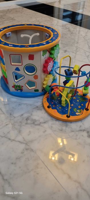 Jucarii de lemn pentru bebelusi