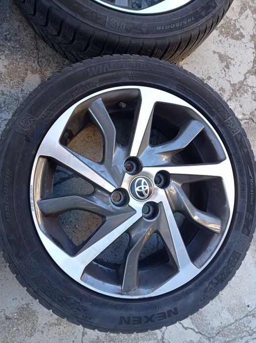 16 4x100 TOYOTA YARIS Оригинални+Зимни Гуми -Внос от Австрия