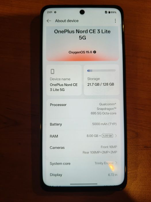 OnePlus Nord CE 3 Lite 8/128 Gb 5G