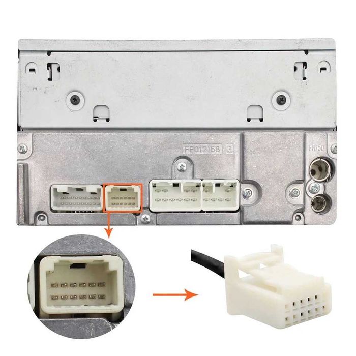 Interfata / adaptor bluetooth usb cu 12 pini pentru Toyota Lexus