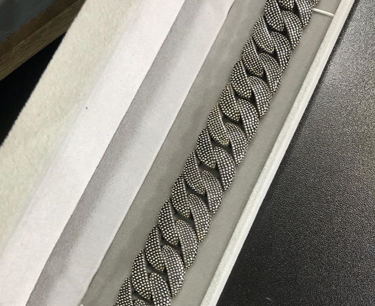 Браслет серебро