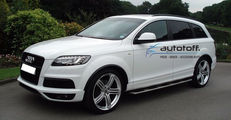 Praguri Audi Q7 4L (05-14) din aluminiu