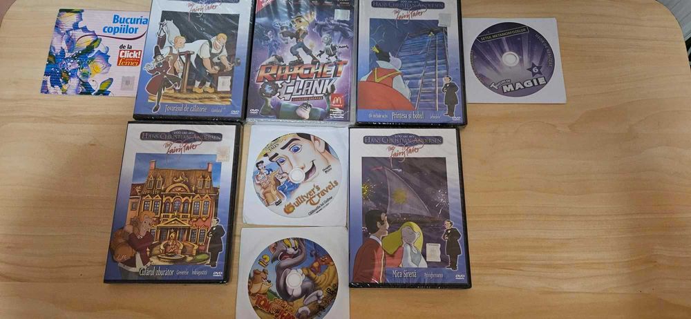 Desene  pentru copii diverse DVD si CD 5 lei bucata