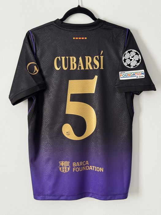 Tricou fotbal Barcelona Away 26/27 Raphinha Lamine Yamal Pedri Cubarsi