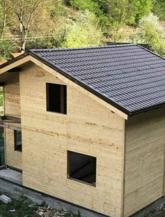 Case de locuit din lemn