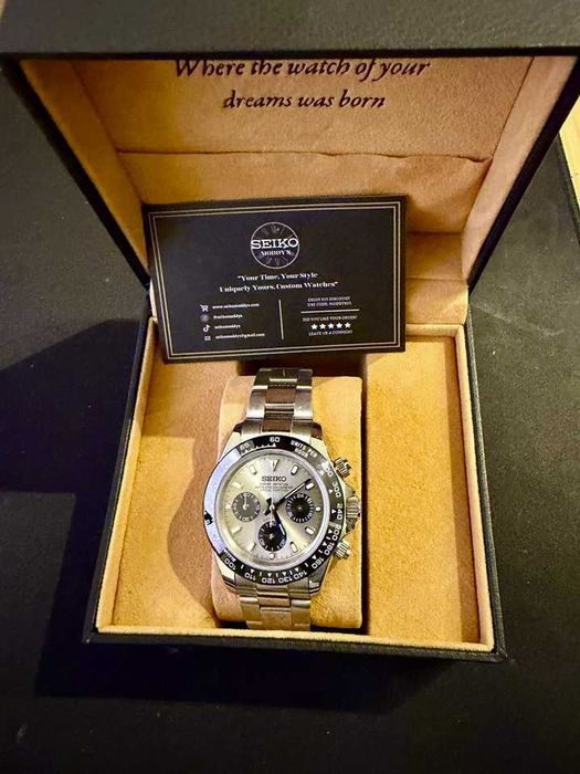 Vând ceas Moddy's Seitona (Seiko Mod Daytona)