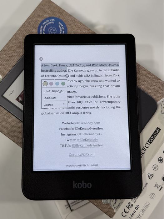 Електронен четец Kobo Clara Color