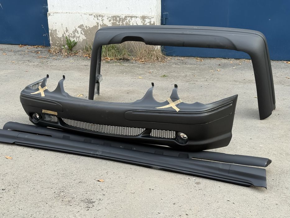 Передний бампер mercedes w210 e55 amg