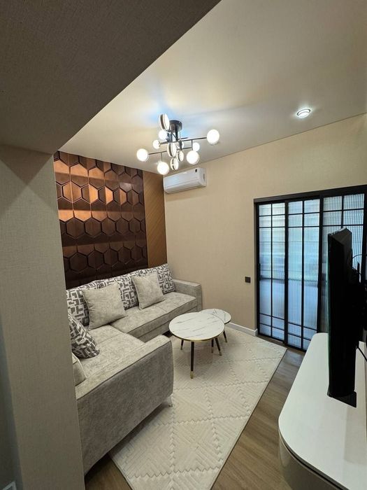 ЖК Oz Zamin | квартира с евроремонтом 60м² 3 комнаты 2с/у мебелирована