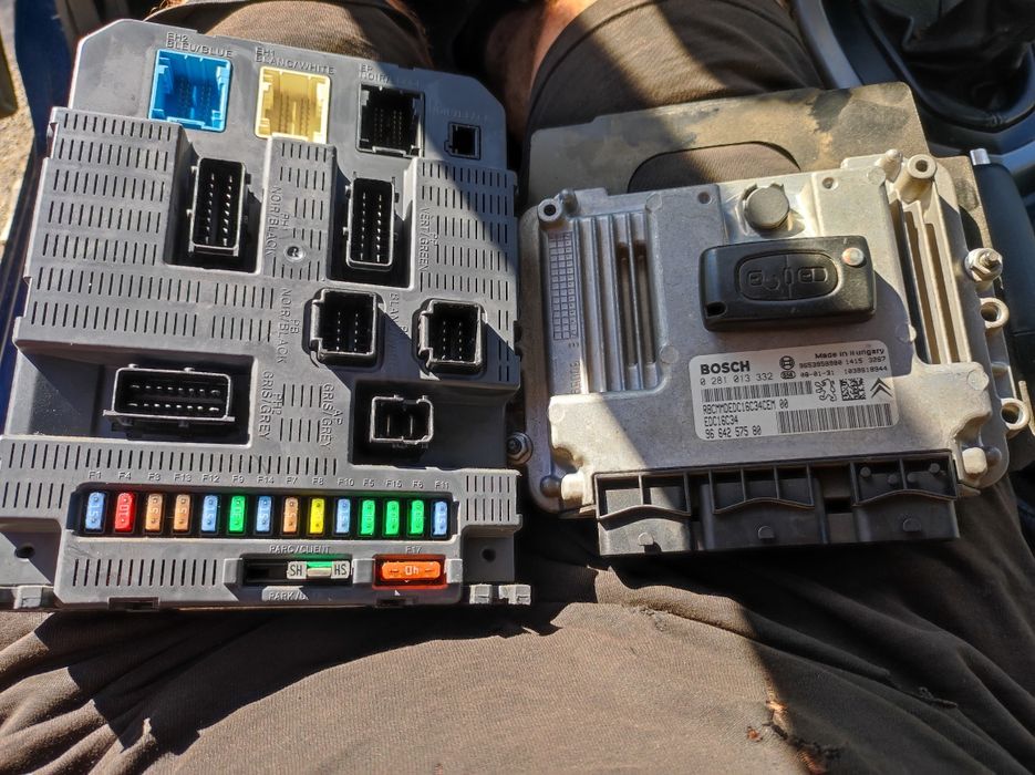 Компютър+BSI модул+ключ за Пежо-308,1.6HDI-109к.с.