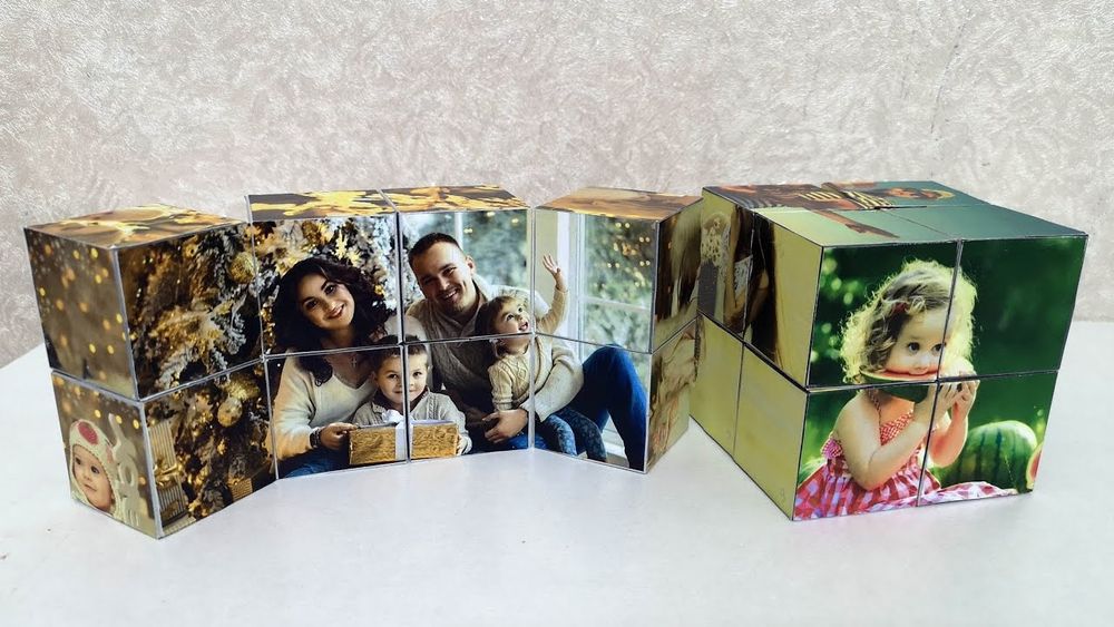 Фотокубик 8 см перекидной