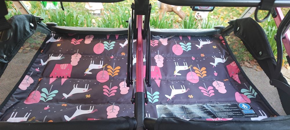 Количка за близнаци или породени деца Cosatto - Woosh Double, Unicorn