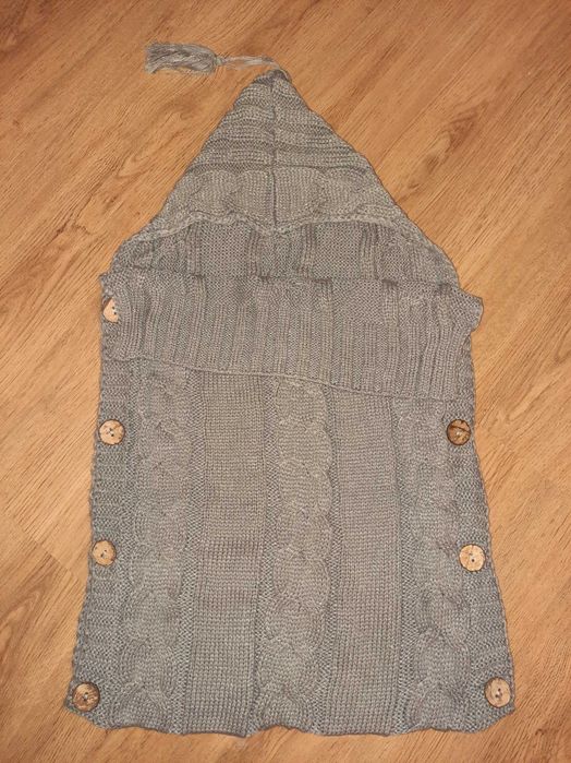 Paturica port bebe tricot bebeluși