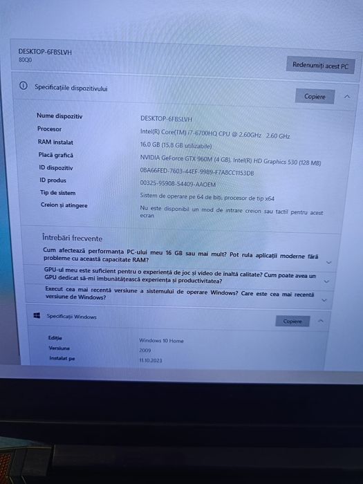 Laptop Lenovo Gaming