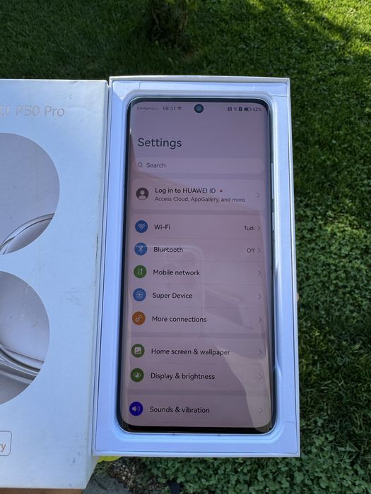 HUAWEI P50 PRO Original 8GB cu 256GB memorie, impecabil ca nou folosit cateva saptamani cumparat de la Orange Romania liber de retea necodat