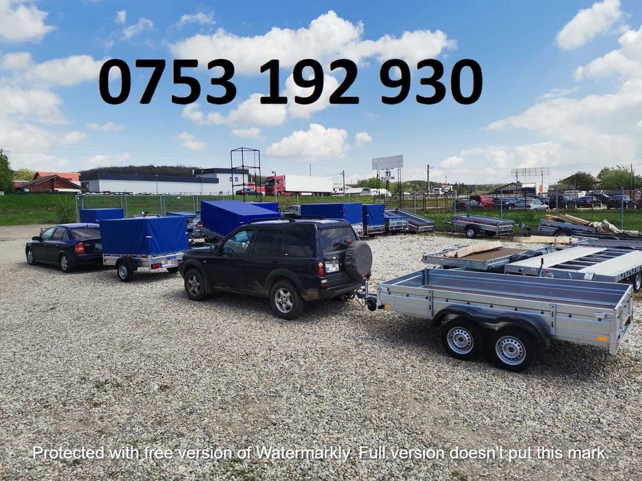 Remorca 750 kg Auto Atv Apicol Moto Omoloagare Rar Repo