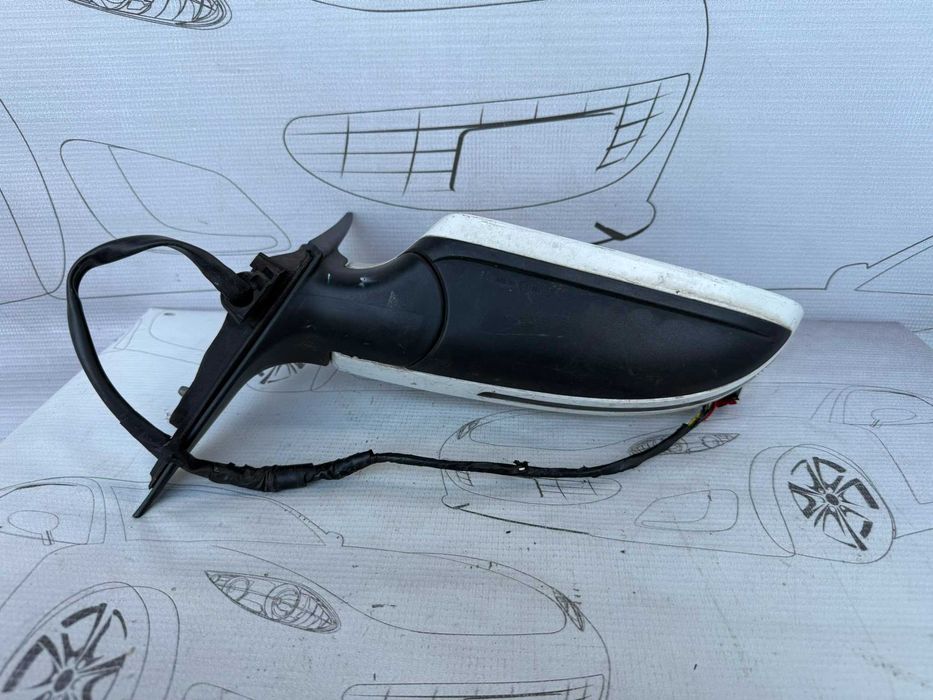 Oglindă Retrovizoare Dreaptă Electrică cu Rabatare și Semnalizare 2x6 Pini Audi A6 S6 C6 4F 4F2857410AG / 4F2857410A 2009 / [2004-2011] / (5A3)
