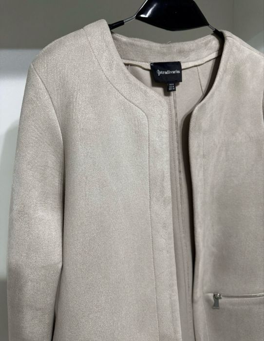 Пиджак женский замшевый