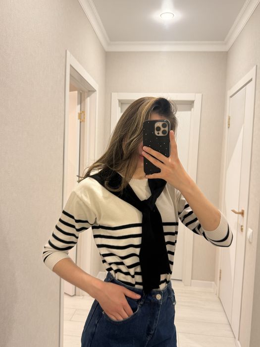 Полосатая кофта размер:с БУ