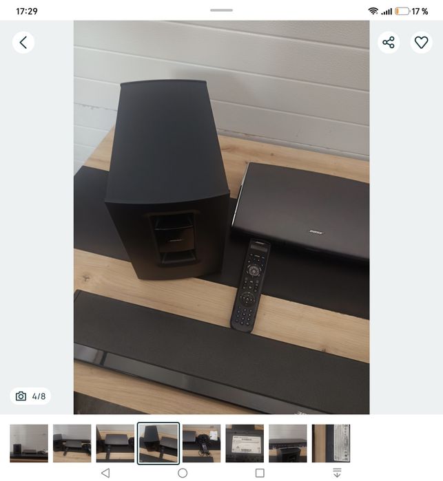 SoundBar Bose Lifestyle 135  Subwoofer Wireless