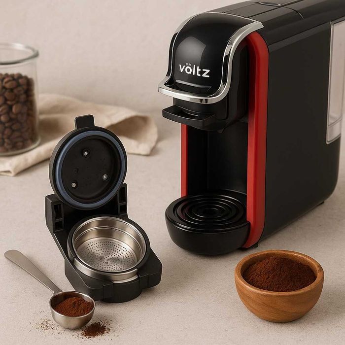 Двойна приставка за мляно кафе съвместима с кафемашина Voltz OV51171B5