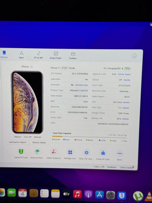 iPhone 11 pentru piese/recarosare