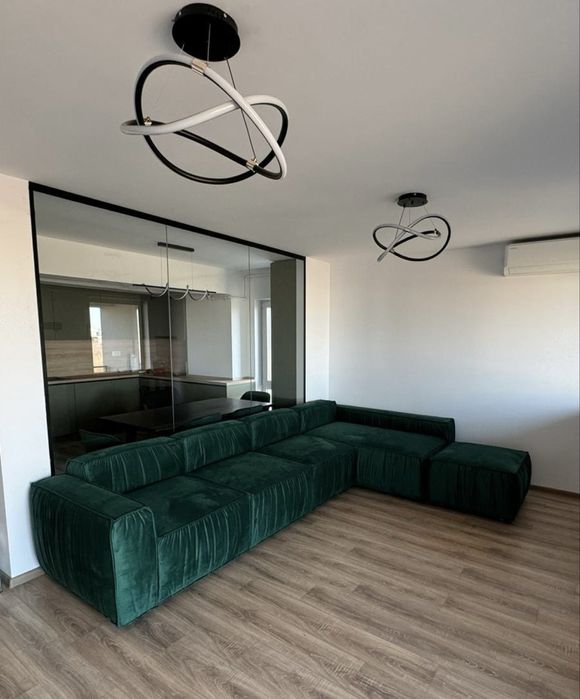 Canapea modulara verde smarald RelaxMob