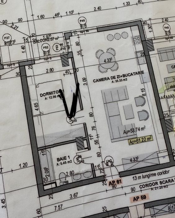 Apartament 2 camere zona Turnisor cu parcare subterana