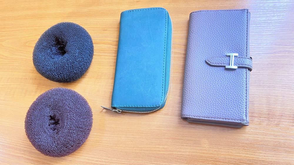 Кошельки недорого, пучки для волос