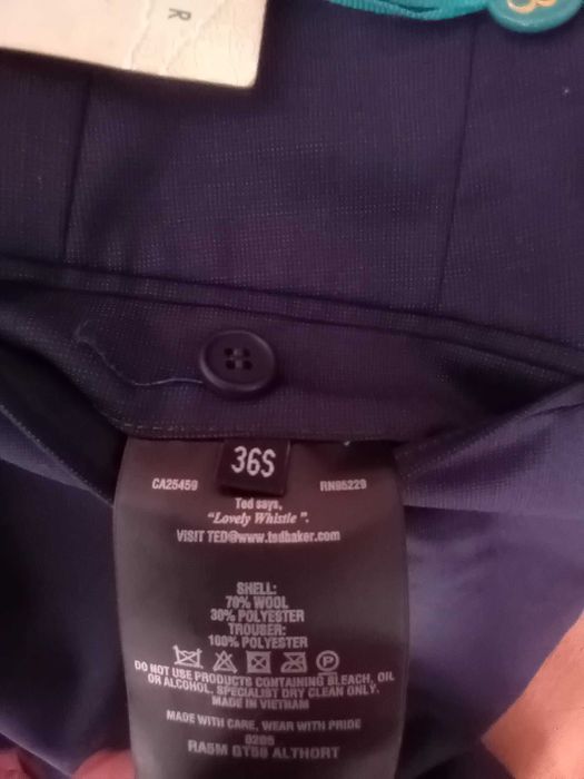 Barbaur /Ted Baker N 36 L/XL wool панталон