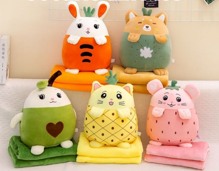 Mascota plus cu paturica,3in1