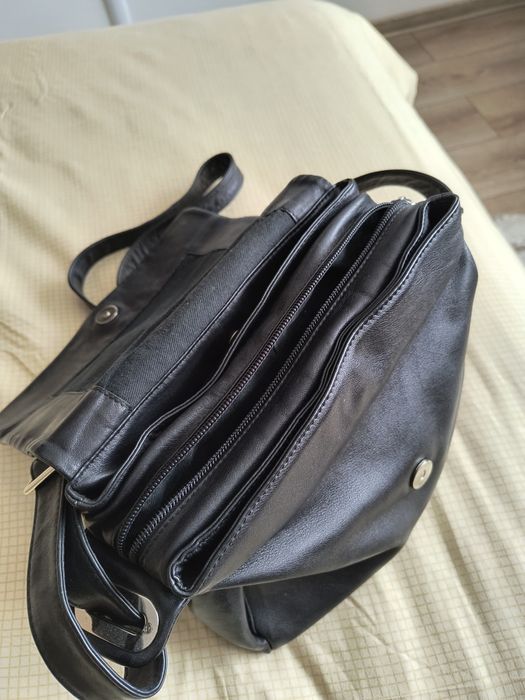 Geanta pânză tip poștaș Fila