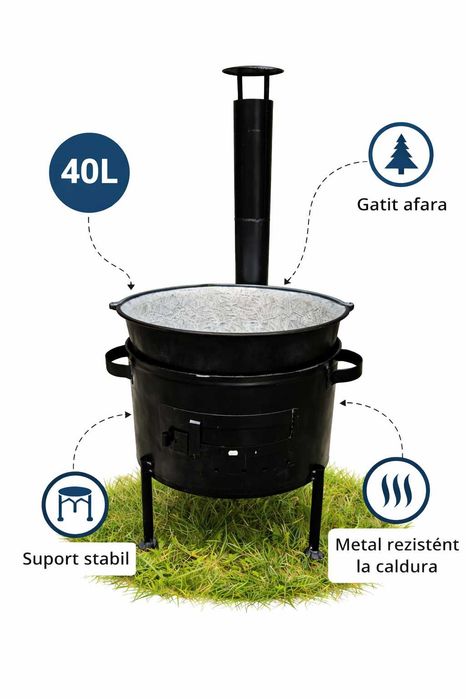 Ceaun 40L cu focar 45cm si horn